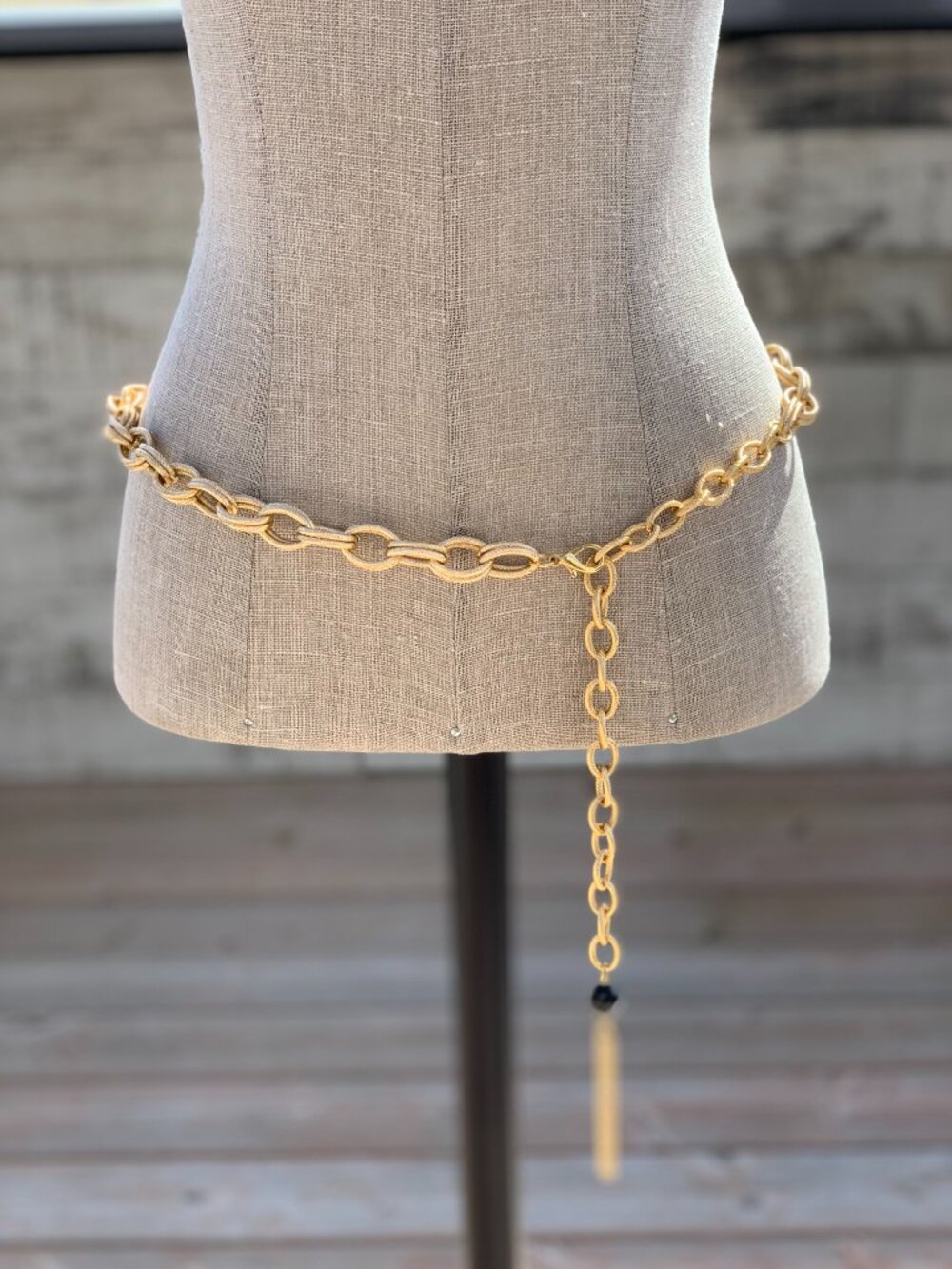 Vintage 70s Gold Hip Waist Chain Belt Bikini Body Jewelry 41 Inch Beach Festival - Picture 6 of 9